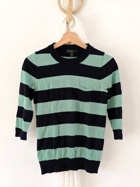 J. Crew Striped Merino Wool Sweater Size S